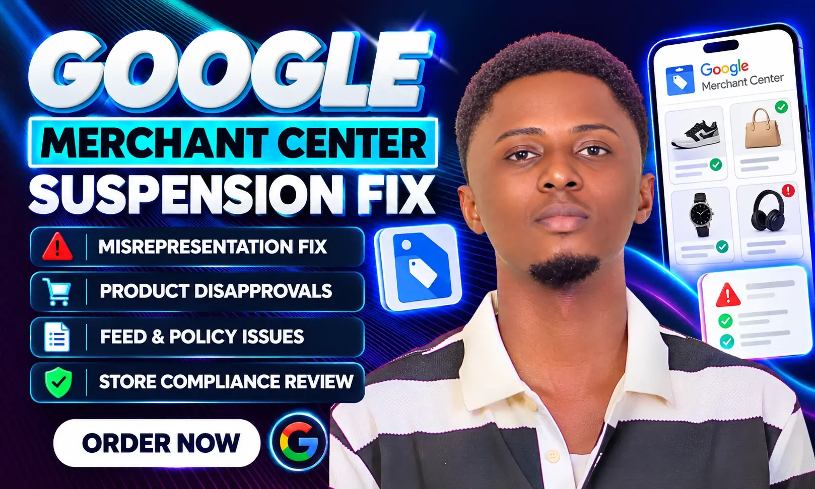 Google Merchant Center Suspension Fix project cover