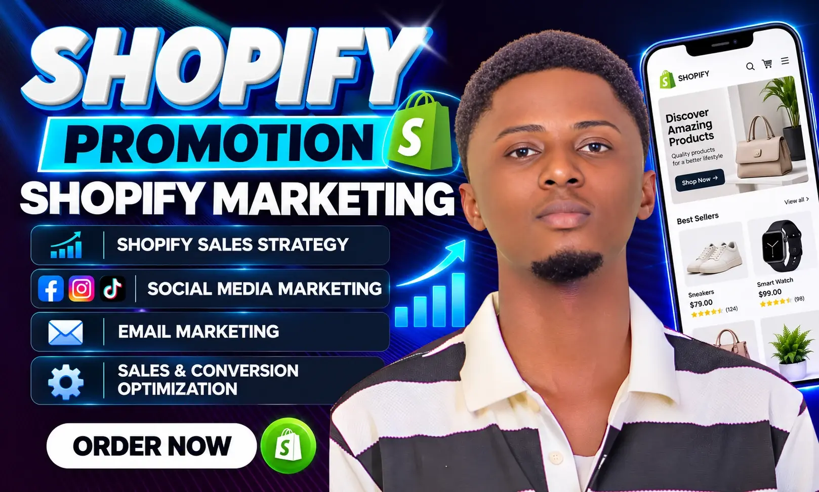 Shopify Store Promotion & Marketing project cover